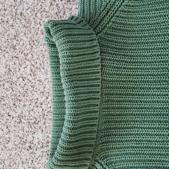 100% Cotton Sweater 2X Soft Green - Picture 4 of 7